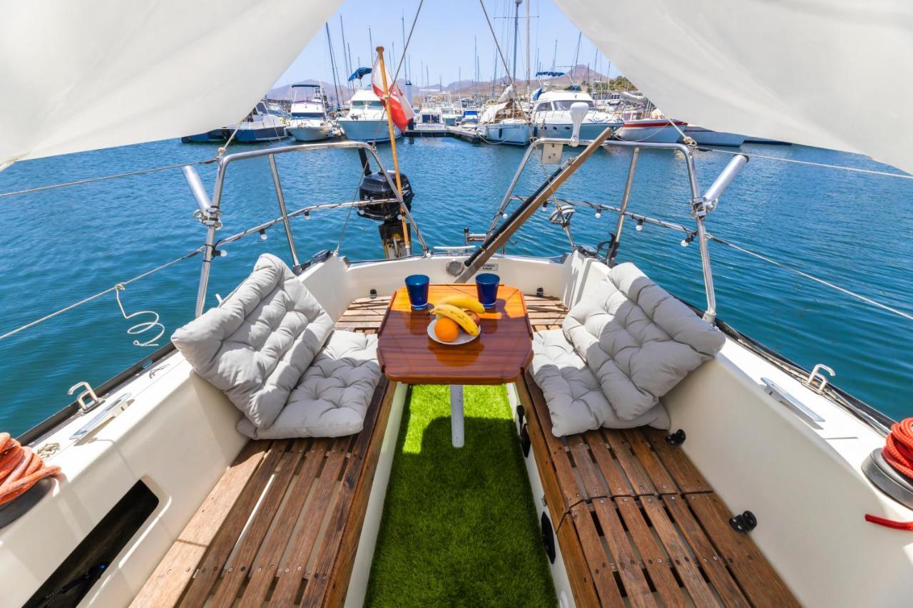 Seaside Chill-Out Stay On A Sail Yacht Puerto Calero Exterior foto